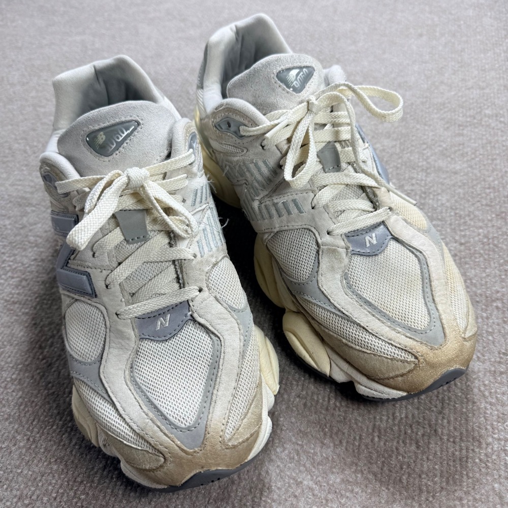 New Balance 9060 Sea Salt Rain Cloud Grey U9060ECA Chunky Sneakers Mens Size 11